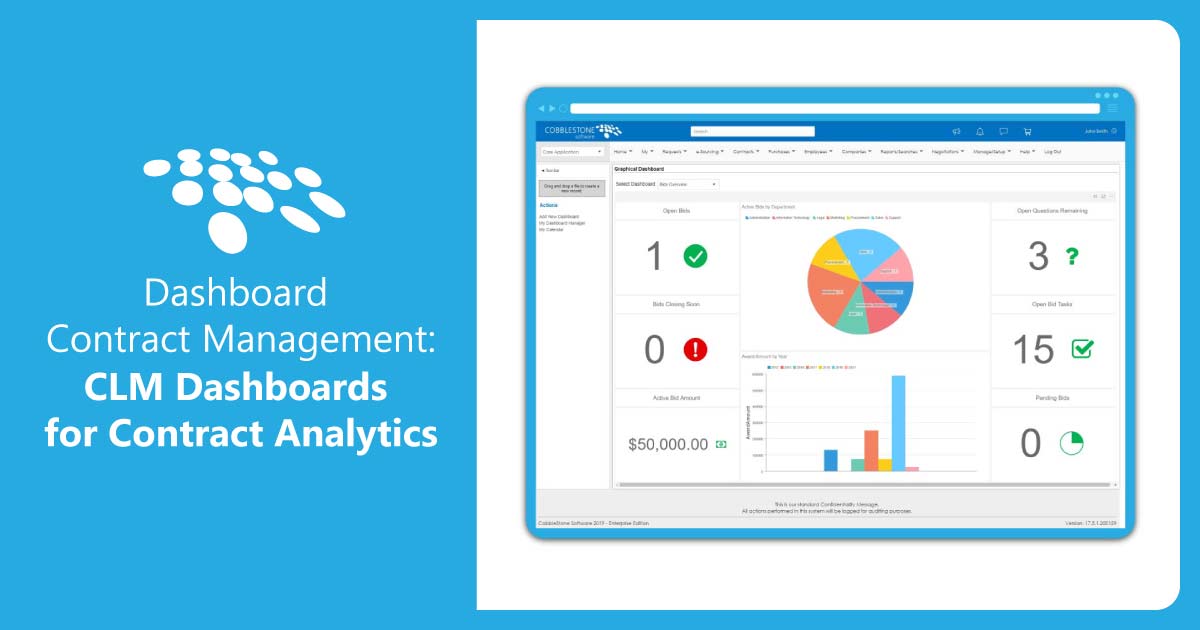 Dashboard Contract Management CLM Dashboards for Contract Analytics